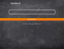Tablet Screenshot of digitalfan.de